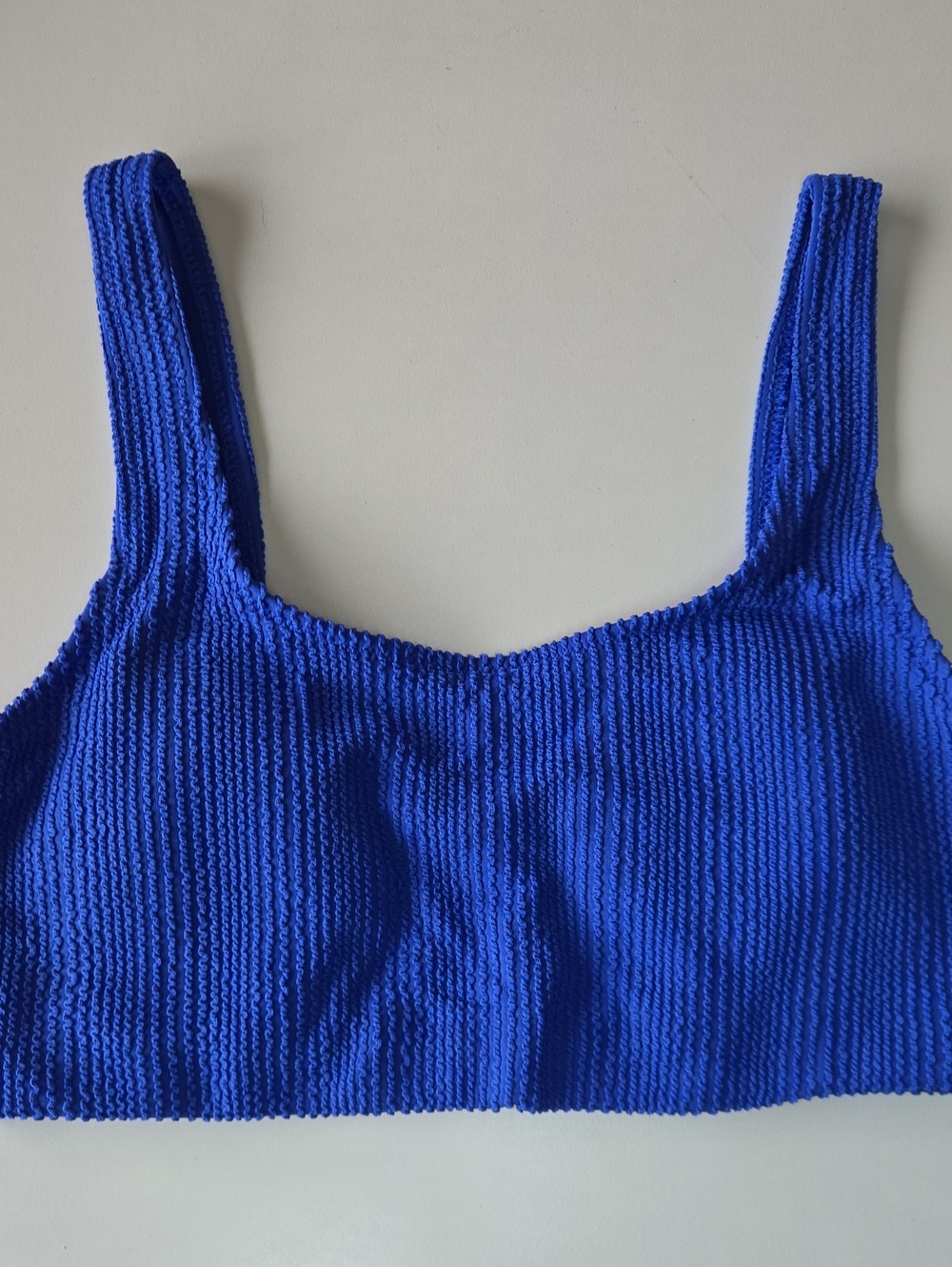 NEW Old Navy Royal Blue Textured Swim Top